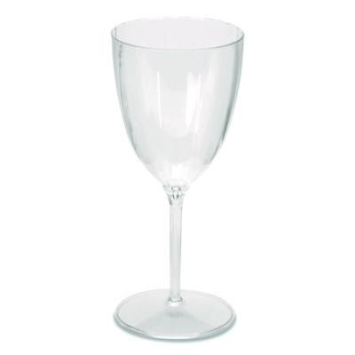 Classicware One-Piece Stemware, 6 Oz, Plastic, Clear, 100/Carton
