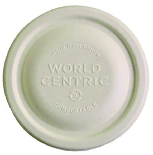 Fiber Lids For Bowls, Fits 8 Oz Bowls, 3.7" Diameter x 0.4" h, Natural, Paper, 1,000/Carton