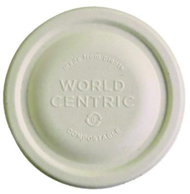 Fiber Lids For Bowls, Fits 8 Oz Bowls, 3.7" Diameter x 0.4" h, Natural, Paper, 1,000/Carton