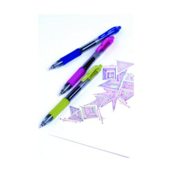 Jf Refill For Jimnie, Sarasa, Ecosarasa, Orbitz, Z-Grip And Gr8 Gel Roller Ball Pens, Medium Conical Tip, Blue Ink, 2/Pack