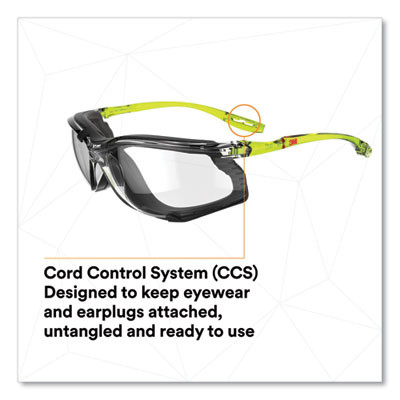 Solus Ccs Series Protective Eyewear, Frameless, Clear Single Lens