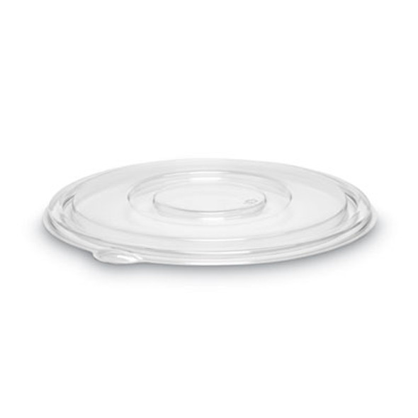 Caterline Pack N' Serve Plastic Lids, Flat Lid, 10" Diameter, Clear, 50/Carton