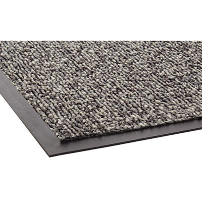 Cordless Stat-Zap Carpet Top Mat, Pewter Gray Carpeted Olefin-Polypropylene Surface, 36" x 60"