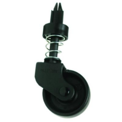 Step Stool Caster, 1.5" Wheel, Black