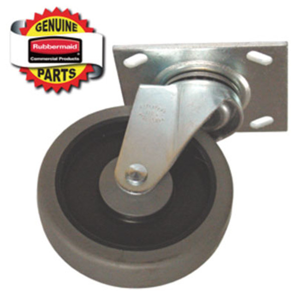 5-Inch Swivel Caster, Gray