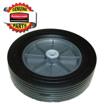 12-Inch Wheel For 1.5 Cu Yd Standard Duty Tilt Truck, Black
