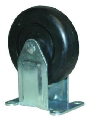 4-Inch Rigid Caster, Black