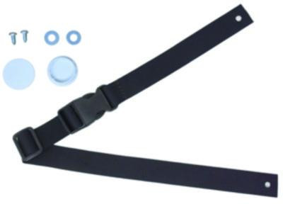Safety Strap Kit With Hardware For Baby-Changing Station, 3 x 7, Black