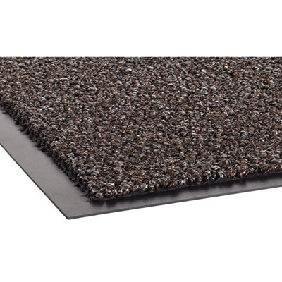 Cross-Over Wiper/Scraper Mat, Rectangular, Brown Carpeted Surface, 48" x 72"