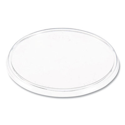 Non-Vented Cup Lids, Fits 32 Oz/44 Oz Hot Cups, Plastic, Clear, 500/Carton