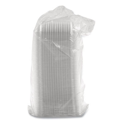 Clearpac Containers, 12 Oz, 4.9 x 5.9 x 2, Clear, Plastic, 63/Pack, 16 Packs/Carton