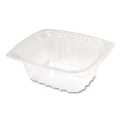 Clearpac Containers, 12 Oz, 4.9 x 5.9 x 2, Clear, Plastic, 63/Pack, 16 Packs/Carton
