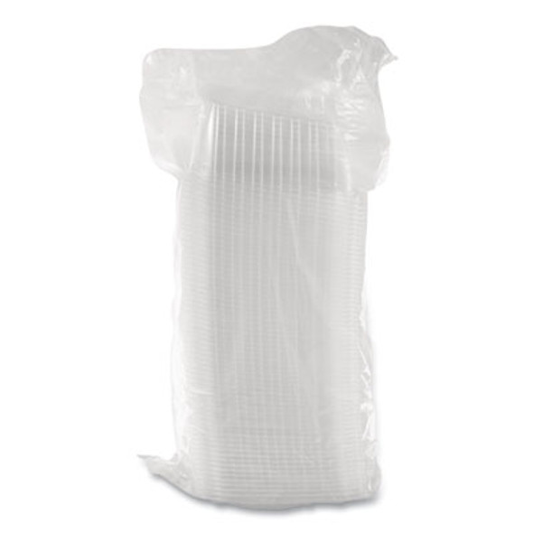 Clearpac Containers, 24 Oz, 6.5 x 7.5 x 2, Clear, Plastic, 63/Pack, 8 Pack/Carton