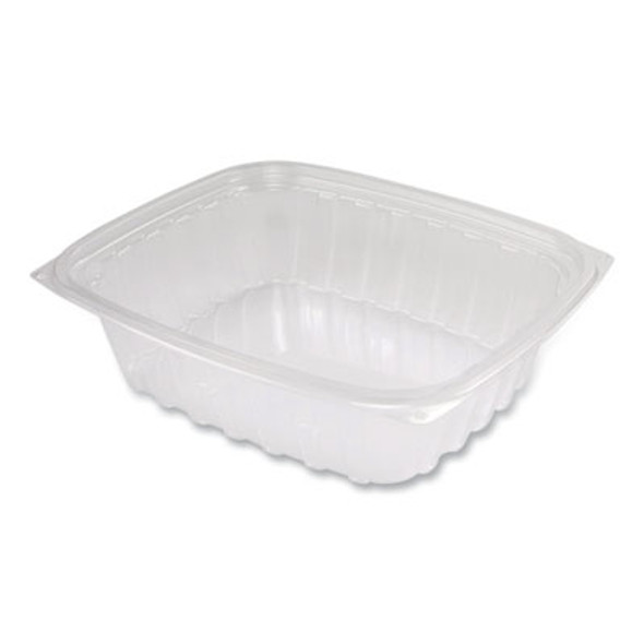 Clearpac Containers, 24 Oz, 6.5 x 7.5 x 2, Clear, Plastic, 63/Pack, 8 Pack/Carton