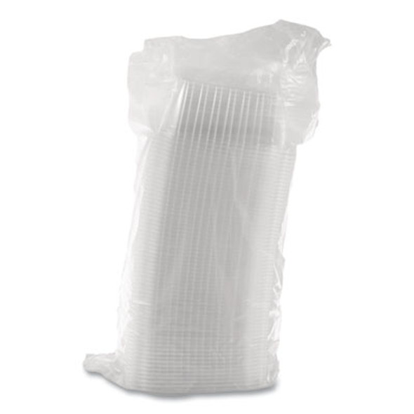 Clearpac Containers, 32 Oz, 9.4 x 6.8 x 2.1, Plastic, 63/Pack, 8 Pack/Carton