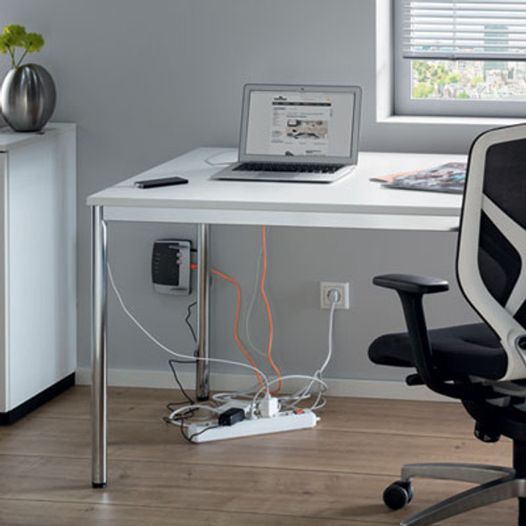 Cavoline Cable Management Box, 16" w x 6.1" d x 5.5" h, Large, Charcoal