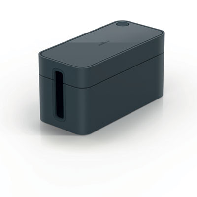 Cavoline Cable Management Box, 9.6" w x 4.96" d x 4.56" h, Small, Charcoal