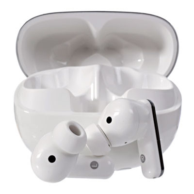 Blunote Earbuds, Silver/White