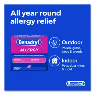 Allergy Ultratabs Tablets, Two-Pack, 60 Packs/Box
