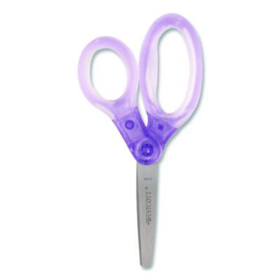 Jellies Kids Scissors, 5" Long, Straight Assorted Handle Colors, 12/Pack