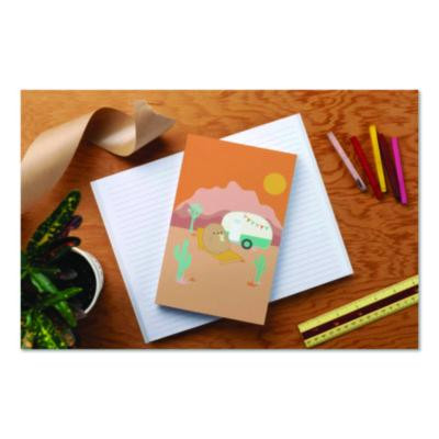 Smoko Tayto Potato Joshua Tree Layflat Notebook, 1-Subject, Medium/College Rule, Tan/Orange/White Cover, (72) 8 x 5 Sheets