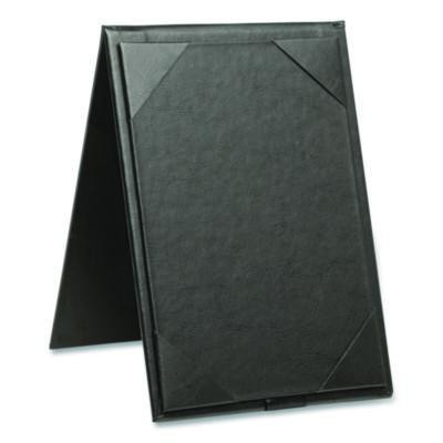 Table-Top Menu Holder, For 5 x 7 Menus, 5.6 x 7.6 Holder, Black