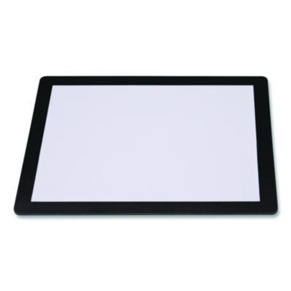 Menu Holder For 8.5 x 11 Menus, Landscape Orientation, 12.6 x 10.2 Holder, Clear/Black