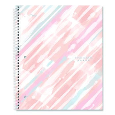Brushy Moves Spiral Notebook, 1-Subject, Medium/College Rule, Assorted Cover Colors, (80) 11 x 8.5 Sheets, 2/Pack