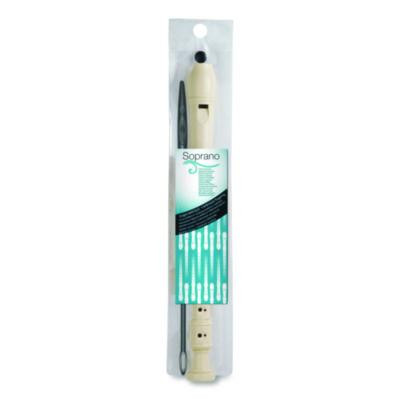 Soprano School Recorder, Full Size, Beige