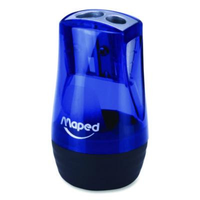 Tonic 2-Hole Canister Pencil Sharpener, 3.74 x 1.6 x 4.92, Randomly Assorted Colors