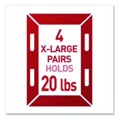 Damage-Free Hanging Picture Hanging Strip Pairs, Holds Up To 5 Lb, White, 16/Pack