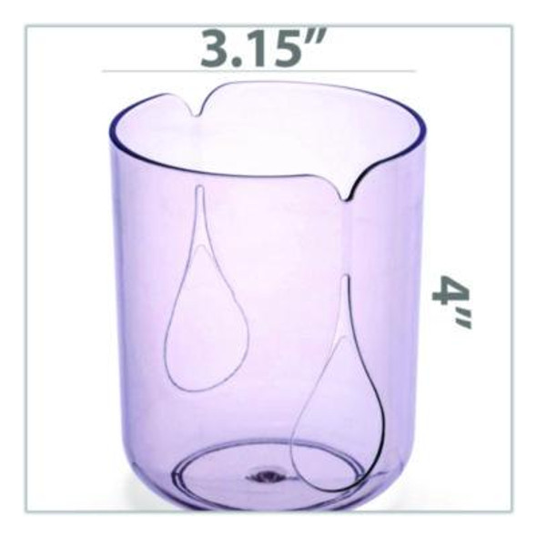 Recycled Plastic Three-Piece Desk Set: (1) Pencil Cup, (1) Stapler, (1) Tape Dispenser, (1) Roll Of Tape, Translucent Ash
