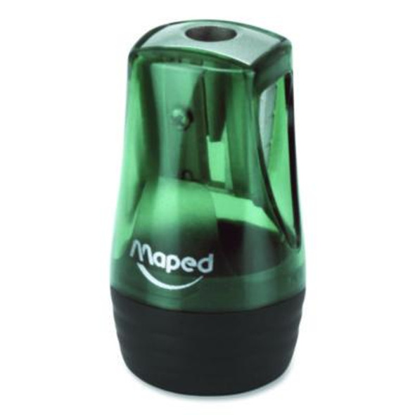 Tonic 1-Hole Canister Pencil Sharpener, 2.56 x 1.25 x 4.92, Randomly Assorted Colors