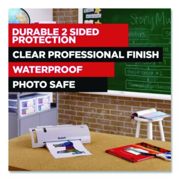 Laminating Pouches, 3 Mil, 8.9" x 11.4", Clear, 150/Pack