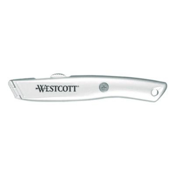 Aluminum Safety Cutter With Ceramic Blade, Aluminum Handle, Silver
