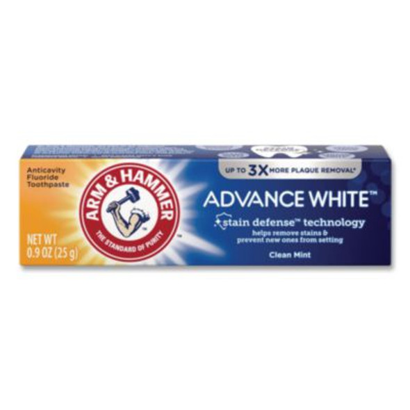Advance White Toothpaste, 0.9 Oz Tube, 72/Carton