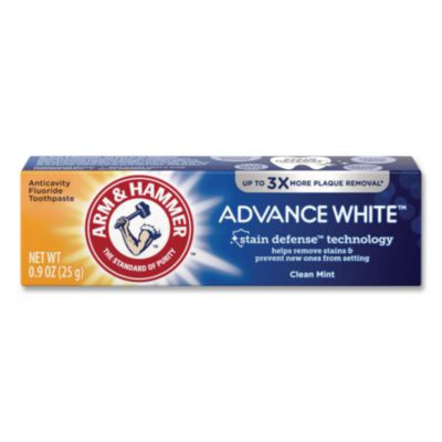 Advance White Toothpaste, Clean Mint, 0.9 Oz Tube, 72/Carton