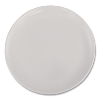 Epicure Melamine Dinner Plate, 8" Dia, White, 48/Carton