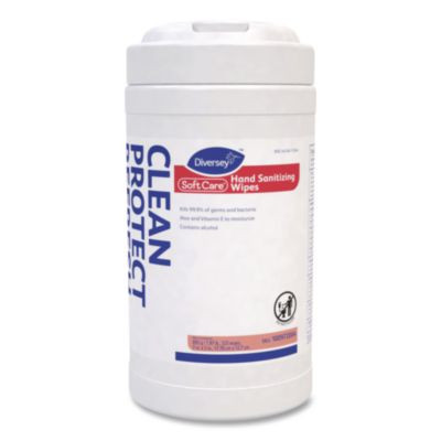 Soft Care Hand Sanitizing Wipe, Wintergreen, 7 x 5, White, 325 Wipes/Canister, 6/Carton