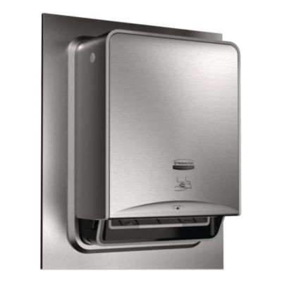 Icon Automatic Roll Towel Recessed Dispenser Housing With Trim Panel, 22 x 6.52 x 17.64, Stainless Steel