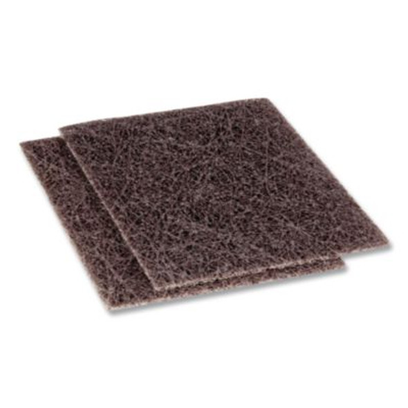 Heavy Duty Griddle Pad, 4.5" x 5.5", 5 Mm Thick, Brown, 40/Carton
