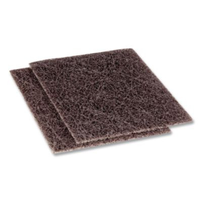 Heavy Duty Griddle Pad, 4.5" x 5.5", 5 Mm Thick, Brown, 40/Carton