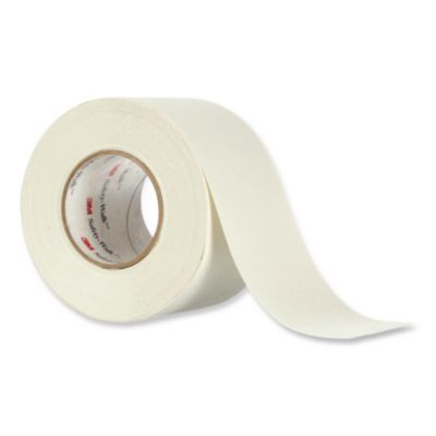 Slip-Resistant Fine Resilient Tapes And Treads, 4" x 60 Ft, White