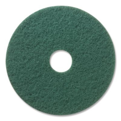 Niagara Green Scrubbing Pad, 17" Diameter, Green, 5/Carton