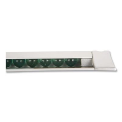 Check Rack, 36 x 0.75 x 2, Silver, 6/Carton