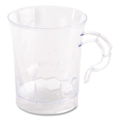 Classicware Coffee Mug, 8 Oz, Clear, 192/Carton