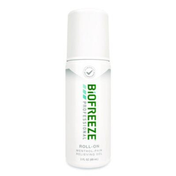 Professional Green Roll-On Topical Analgesic Pain Reliever, 3 Oz Roll-On