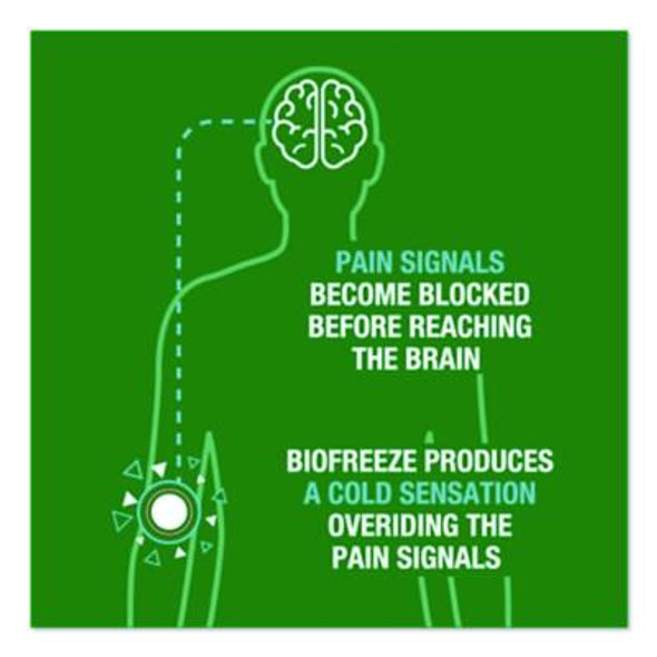 Professional Green Topical Analgesic Pain Reliever Gel, 32 Oz Pump