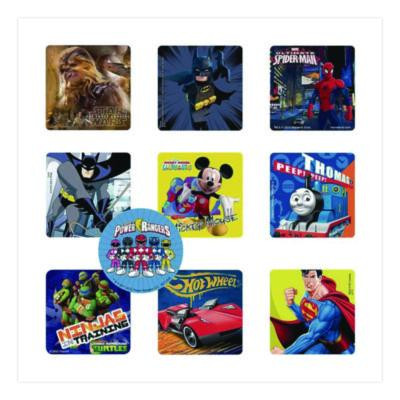 Cars, Trucks And Heroes Sticker Sampler Pack, Randomly Assorted Illustrations And Colors, 1,000/Box
