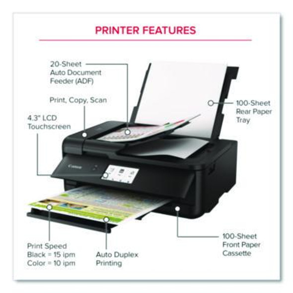 Pixma Ts9520a Wireless All-In-One Inkjet Printer, Copy/Print/Scan